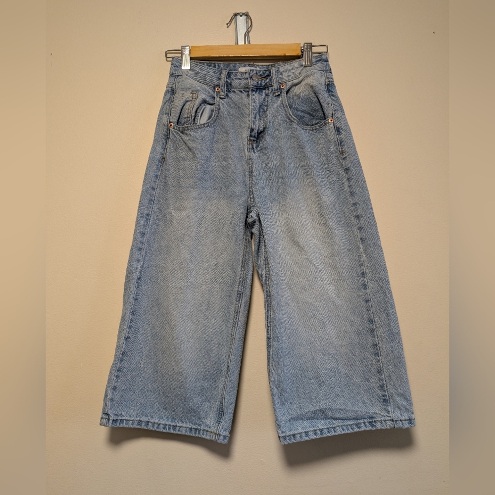 S.O.N.G Cropped Jorts Jeans Women’s 00 / 23 Wash Denim